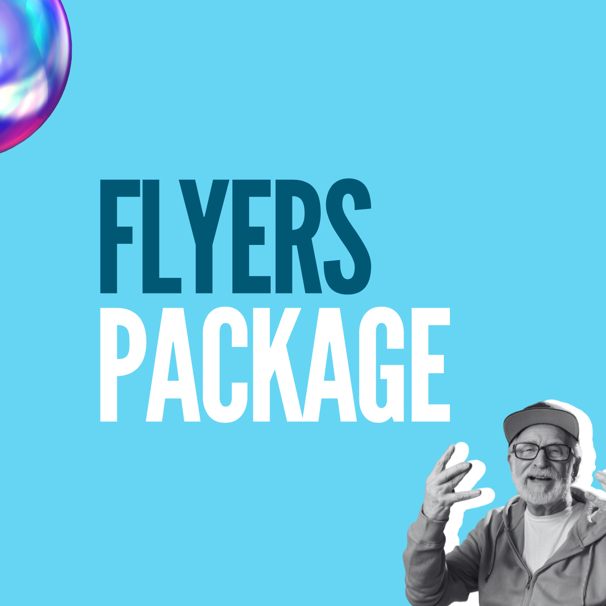 Flyers package: Desing + Printing / Diseño e impresión de Flyers